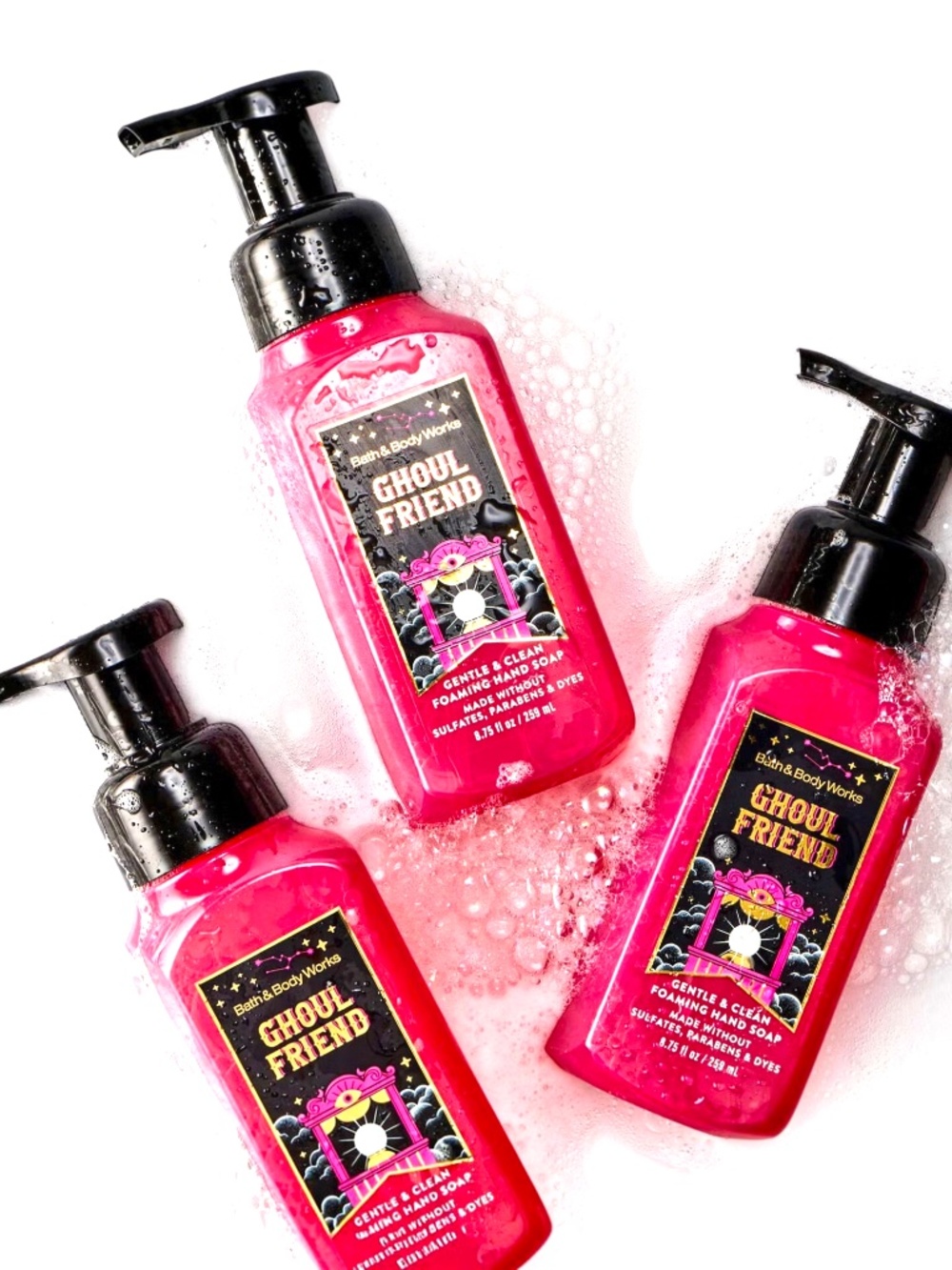 Bath & Body Works NEW Ghoul Friend Foaming Hand Soap Lot of 3 Halloween - Picture 3 of 7